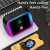 Умная колонка голосовой помощник домашняя колонка будильник с RGB-подсветкой для спальни гостиной