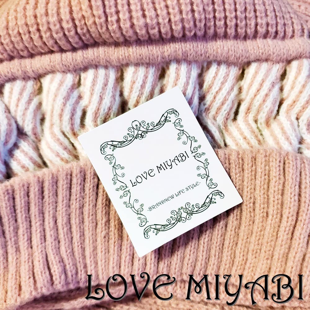 [LOVE MIYABI] Женская вязаная шапка, мягкая, с мягкой подкладкой, утеплитель для шеи, встроенная шапка, утеплитель для утепления, осенне-зимний шарф, модная, милая
