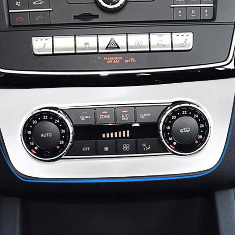 Автомобильное центральное управление воздуховыпускным отверстием, декоративная рамка, накладка для Mercedes Benz ML GLE GL GLS Class W166 X166 Auto