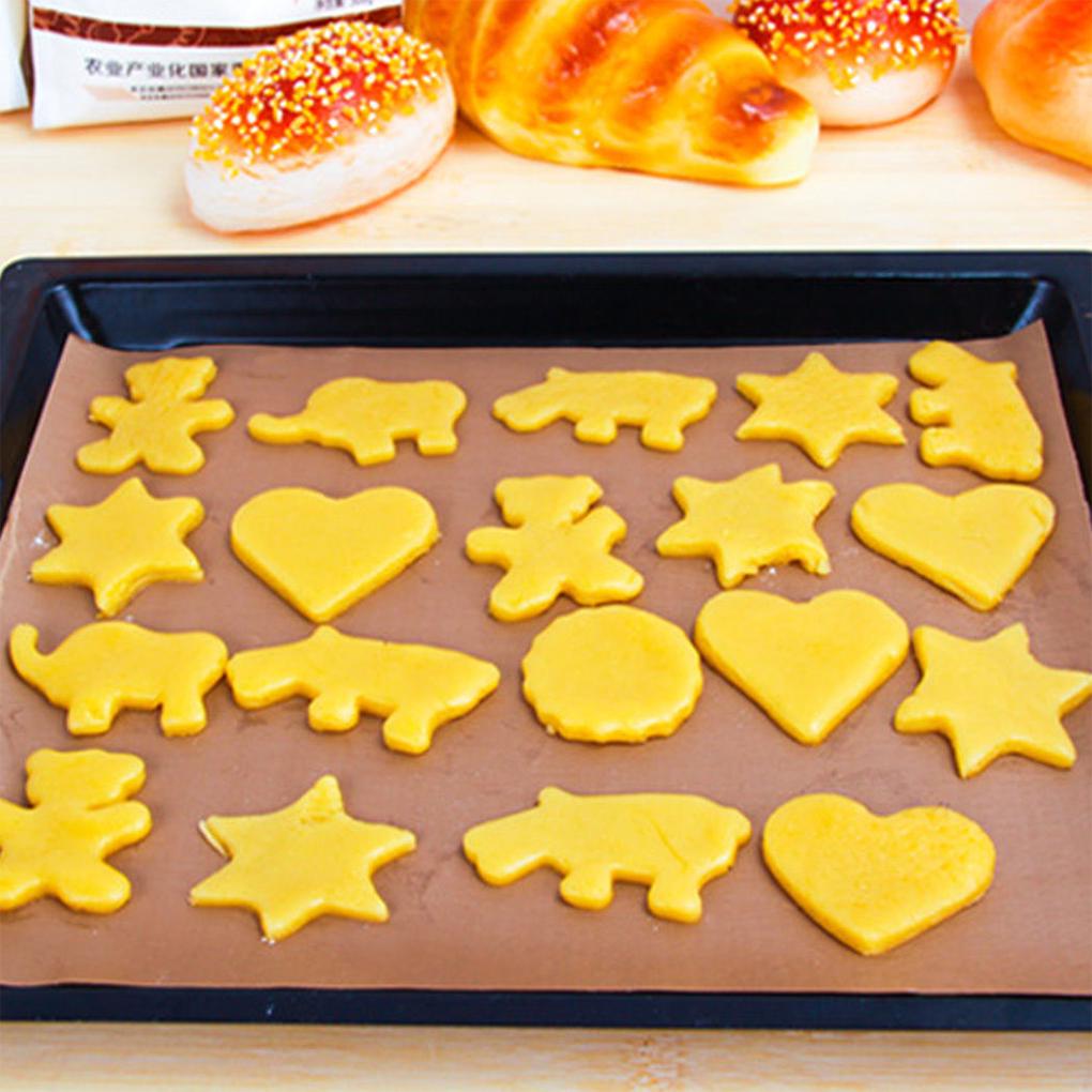 ГОРЯЧАЯ теплая многоразовая антипригарная бумага для выпечки, устойчивая к высоким температурам, противень для духовки, микроволновой печи, гриля, коврик для выпечки, аксессуары для выпечки