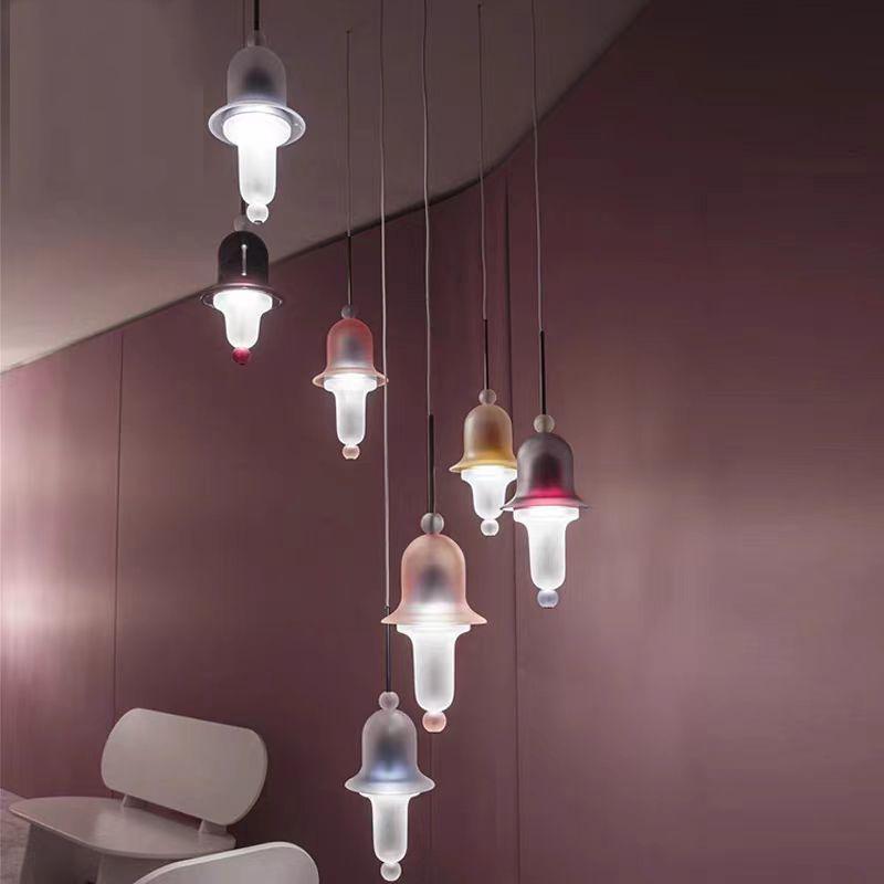 Современные минималистичные скандинавские подвесные светильники для ресторана, прикроватной зоны, бара, выставочного зала - Белый умный дизайнерский свет