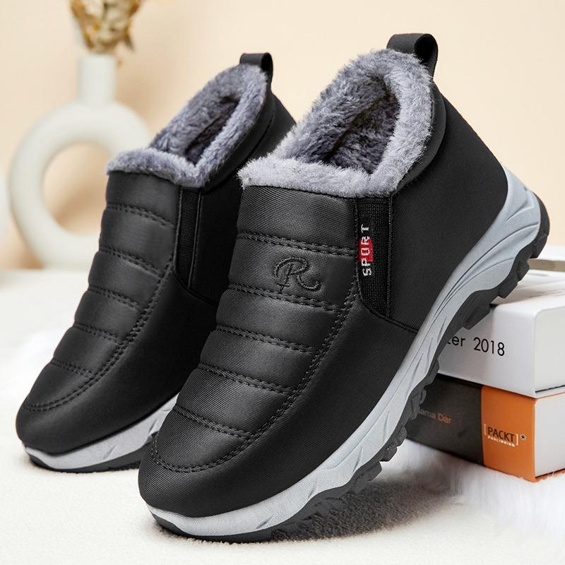 Cotton shoes women's winter new shoes women's couples walking shoes piled thickened men's and women's snow boots women