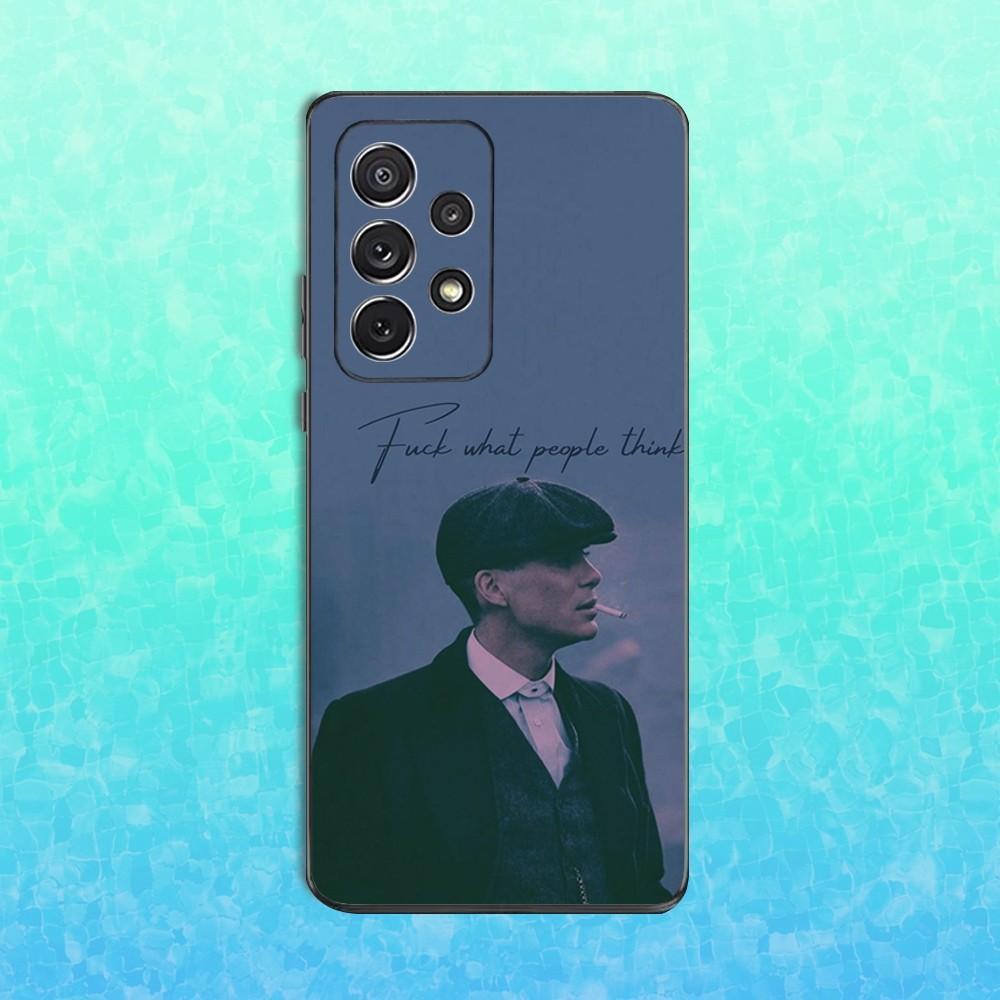 Movie P-Peakys B-Blinders Phone Case For Samsung S25,S24,S23,S22,S21,S20,S10,Ultra,Plus,Lite,FE,Soft Silicone Black Cover