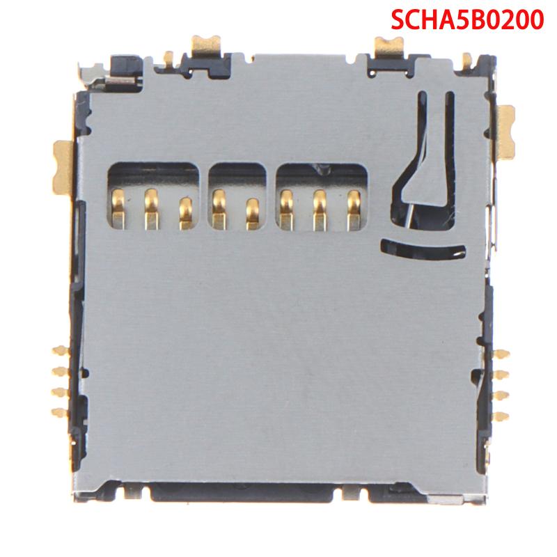 Разъем-кардридер Micro SIM-карты SCHA5B0200 Термостойкая деталь для ремонта материнской платы смартфона