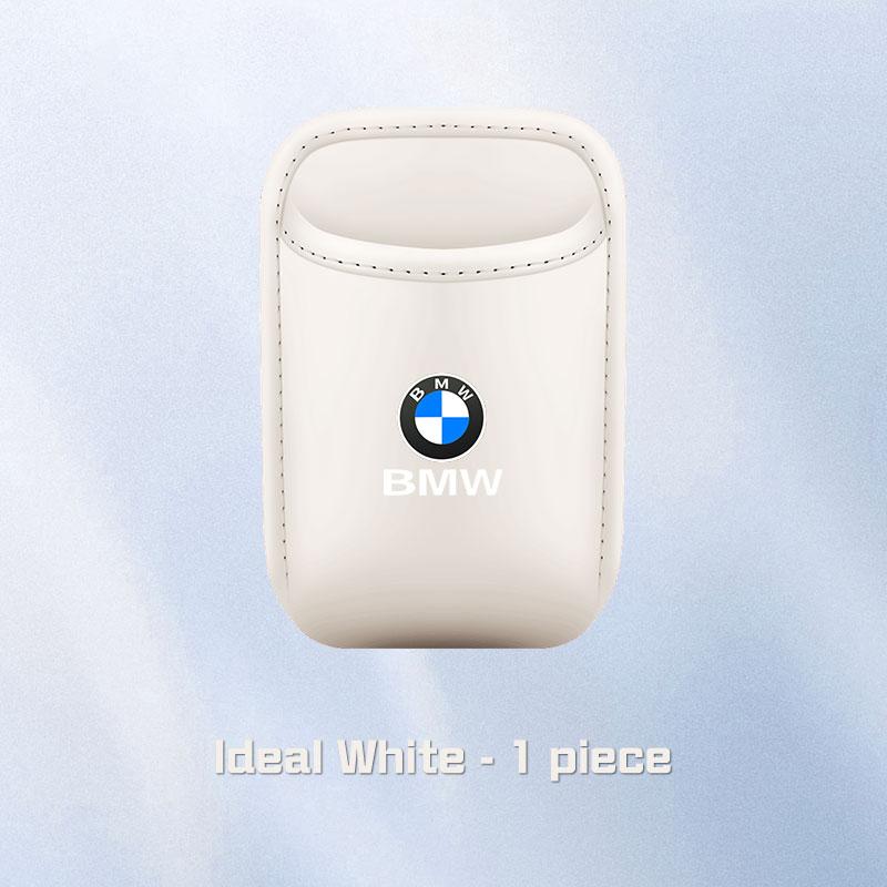 BBKH5 Leather Car Cup HolderFor BMW X1 X2X3 X5X6 X7 1 3 5 6 7 Series E46 E60 E90 E70 F15 G20 G30 G70 Seat Back/Door Drinks Storage Box
