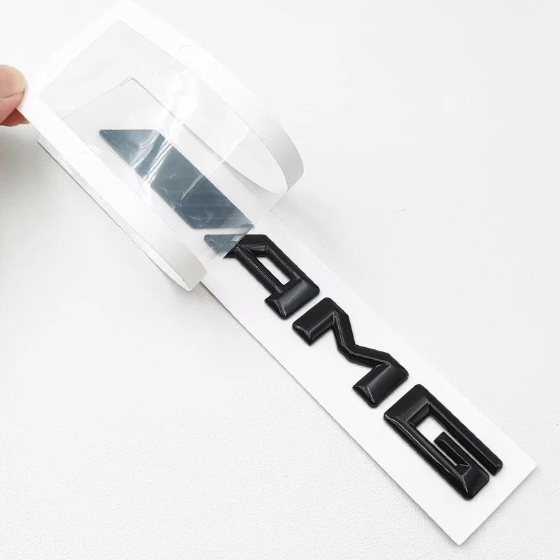 Автомобильная наклейка 3D Черный логотип C63S Буквы Значок V8 BITURBO Автомобильная задняя наклейка Звезда Наклейка на багажник Эмблема AMG Для Mercedes Benz AMG W205 C205 A