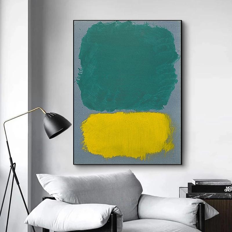 Абстрактная красочная картина Марка Ротко на холсте, современный постер и принт, настенные художественные картинки для украшения гостиной, Куадрос