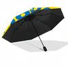 The Wiggles Umbrella with Automatic Open/Close & Self-8-Rib Heavy-Duty Umbrella, Compact Travel Umbrella Suitable for Outdoor
