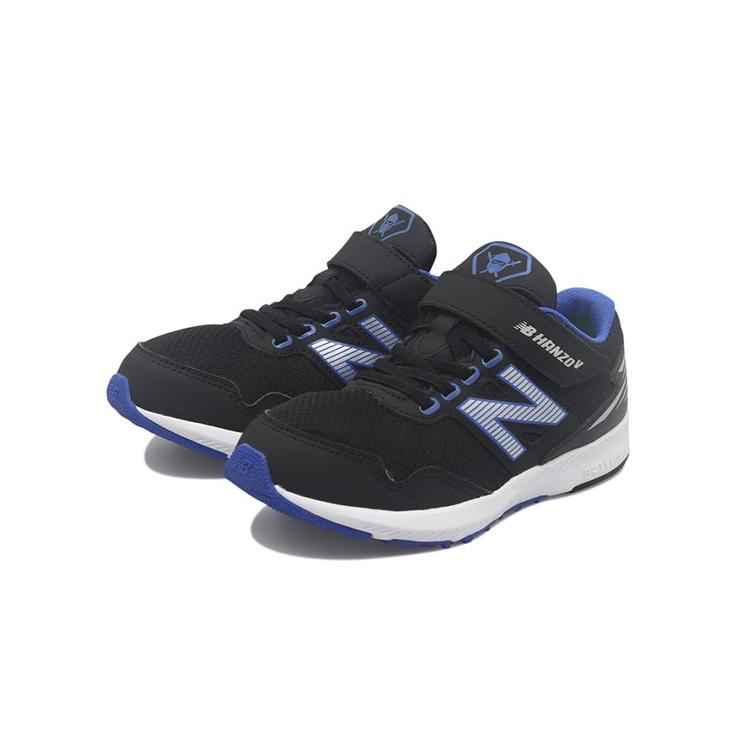 New Balance NB Hanzo V K1 Текстиль, Синтетическая кожа Низкие детские кроссовки для бега Черно-синие Дети от 3 до 7 лет PXHANVK1