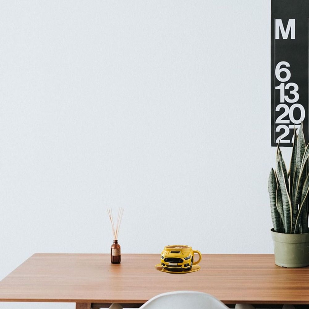 Прочная кофейная чашка в форме автомобиля 100 мл, чашка для воды, забавные кофейные кружки для дома, кухни