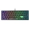 61-клавишный RGB проводной игровой комплект клавиатура и мышь, немеханическая мембранная, черно-белый, с семицветной мини-подсветкой