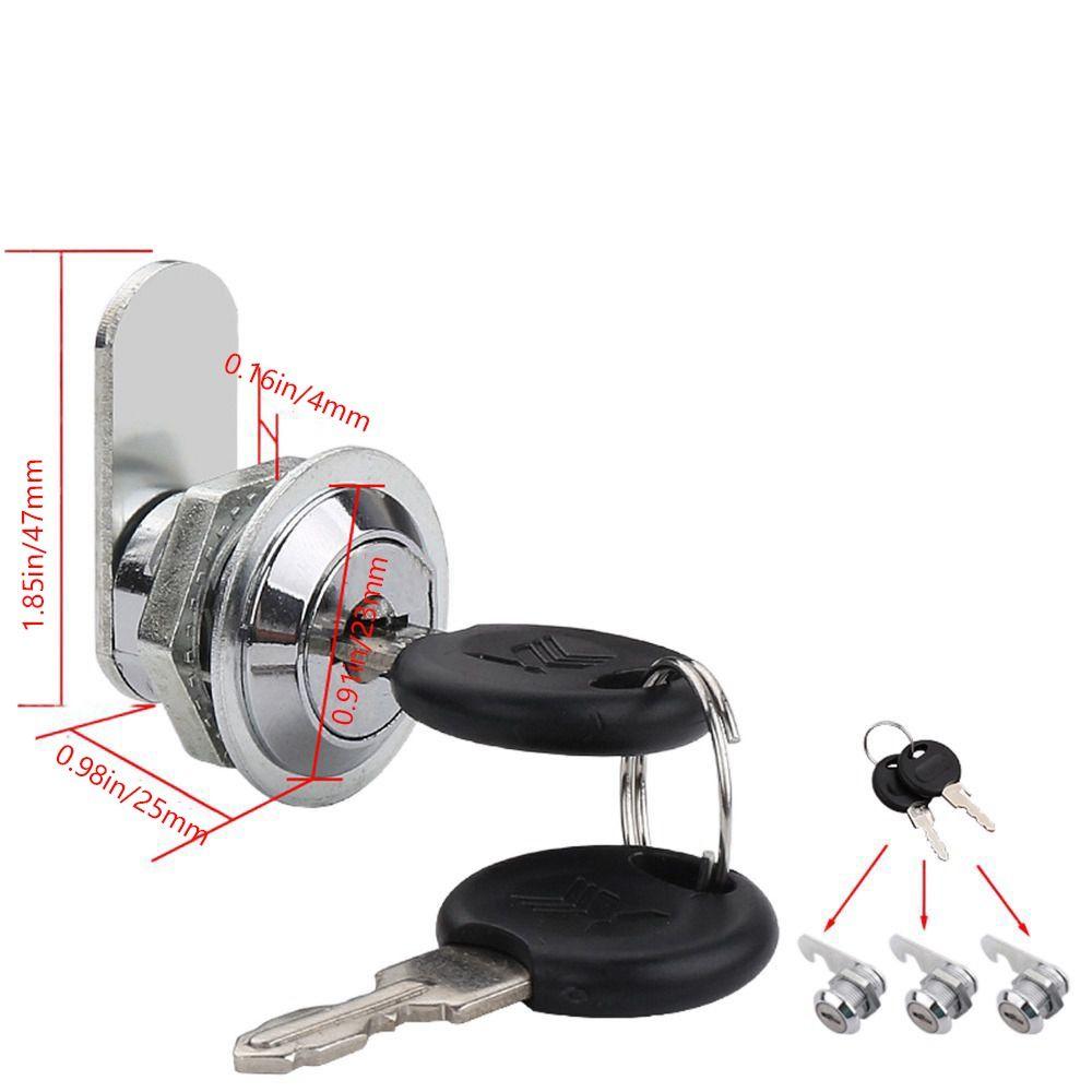Mailbox With 2 Plastic Keys Door Cupboard Padlock Pannlart Furniture Hardware Locker