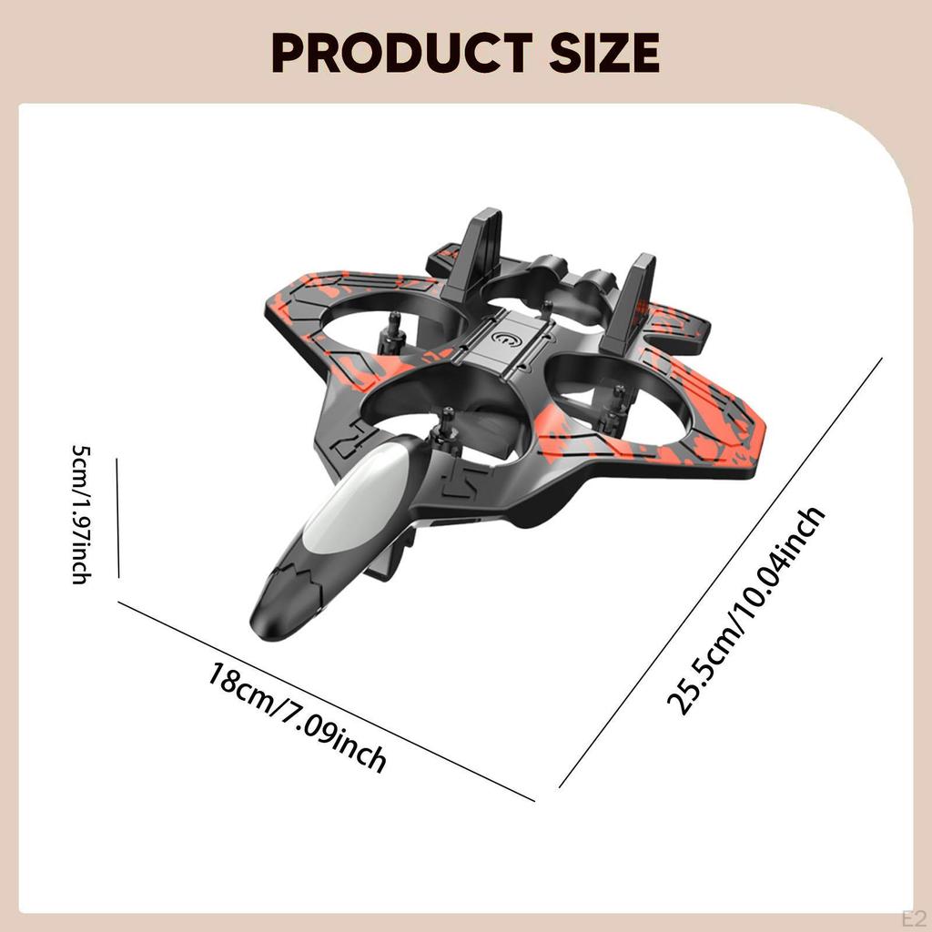Foam Remote Control Airplane for Kids, 360° Rotating Portable RC Glider Park, Garden, Adults