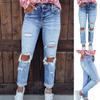 Женские однотонные джинсы с низкой талией и расклешенными брюками, модные брюки