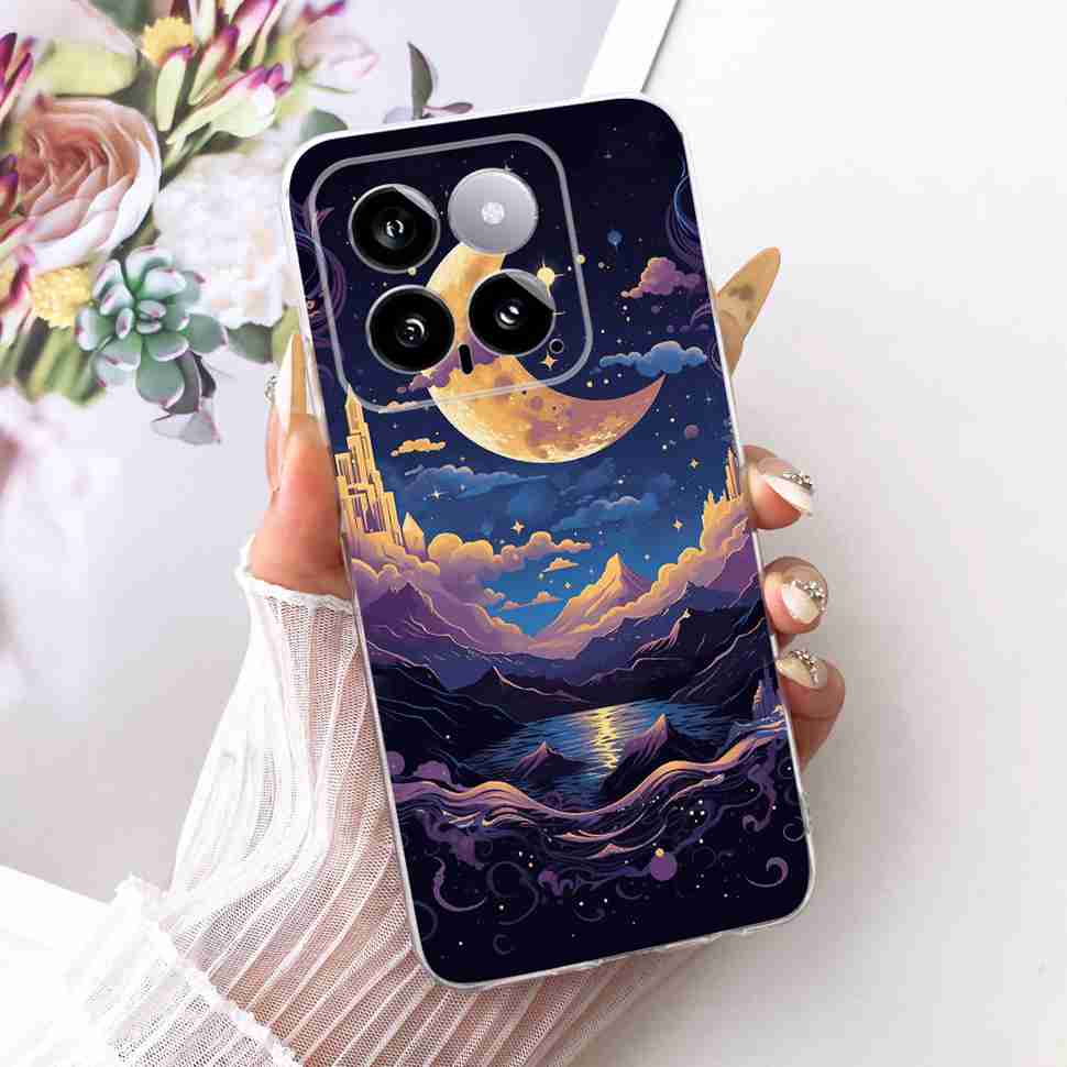 For Xiaomi Mi 14 5G 23127PN0CC Case Fashion Dragon Butterfly Silicone TPU Cover For Xiaomi Mi14 5G 6.36" 23127PN0CG Phone Shell
