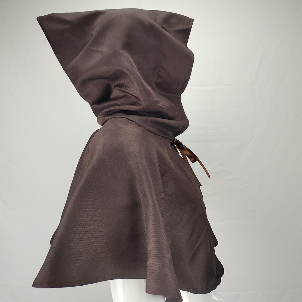 Средневековый плащ с капюшоном Мрачного Жнеца для Хэллоуина и сценических выступлений