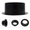 Round Wall Flange Connector Black Vent Pipe Adapter Exhaust Pipe Connector  Ventilation Pipe