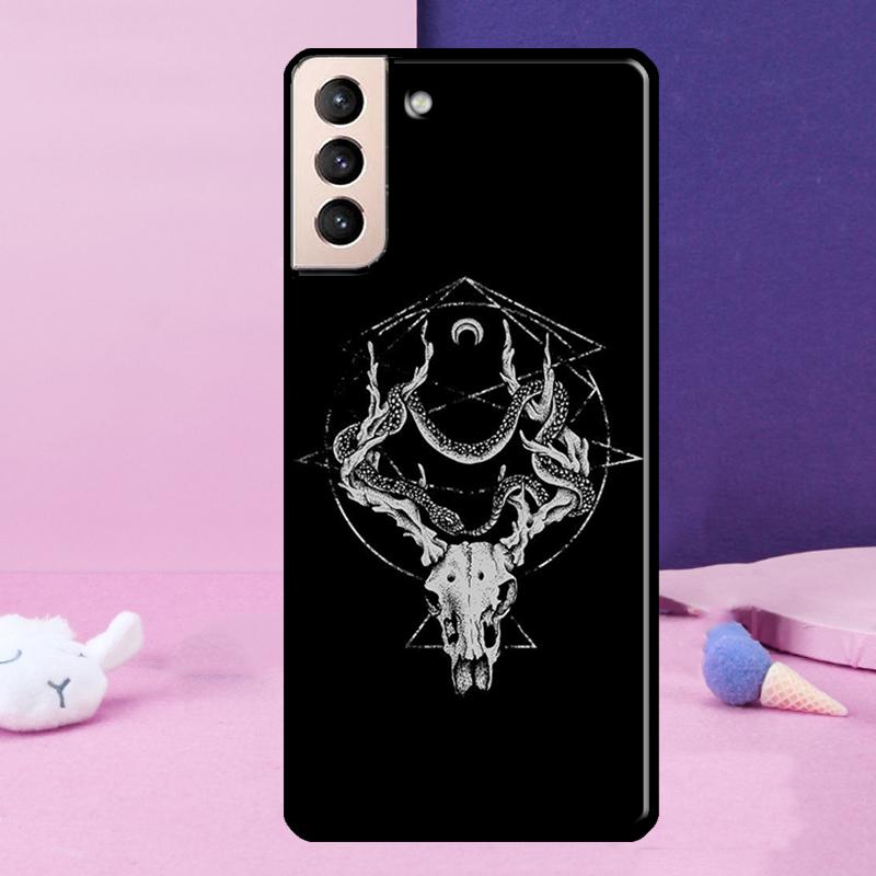 Чехол Готская Ведьма Сатана для Samsung Galaxy S23 S22 Ultra S21 S20 FE Note 10 20 Ultra S8 S9 S10 Plus