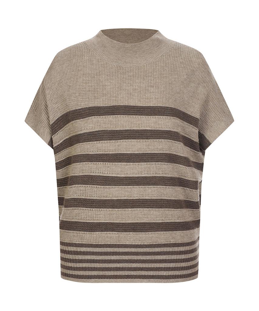 MAREMONTE Striped Sleeveless Knit_M239Mkt61P0