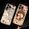 Осенний Милый Дизайн с Ежиком Прозрачный Чехол для Телефона Для Samsung Galaxy S25 S24 Ultra S23 FE S22 Plus A16 A36 A56 A55 A54 A53 A35