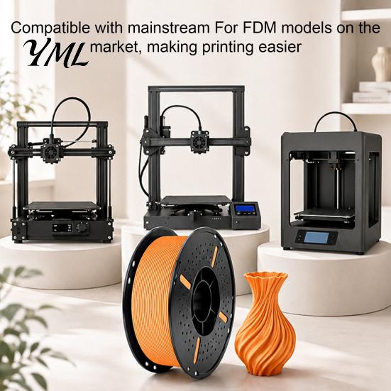 Low Shrinkage Filament 3D Printer Matte PLA Filament, 1Kg Spool, Neatly Wound Tangle Free Printing 1.75mm, Fit Most FDM Printers 1.75mm