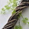 Искусственные растения плющ лиана 39,37 дюйма ПВХ поддельный ротанг вьющиеся питомцы вигвам тропический лес пейзаж DIY домашнее украшение D 1 см