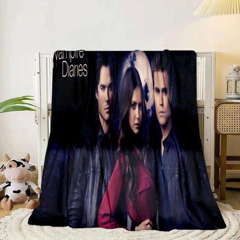 Vampire movies Blanket Flannel Blanket for bed, sofa, Camping, Hiking, Picnic Essentials, gift for family Fan gifts