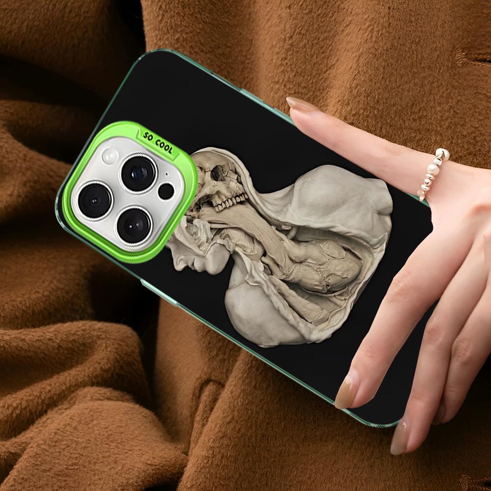 Медицинский Чехол для Телефона с Анатомией Человека Для IPhone 16 15 14 13 12 11 Pro Max X XR XSMAX 8 7 Plus Матовый Ударопрочный Задний Чехол