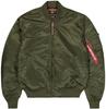 Alpha Industries MA-1 VF 59 Man (191118) темно-зеленая зимняя куртка (191118-257)