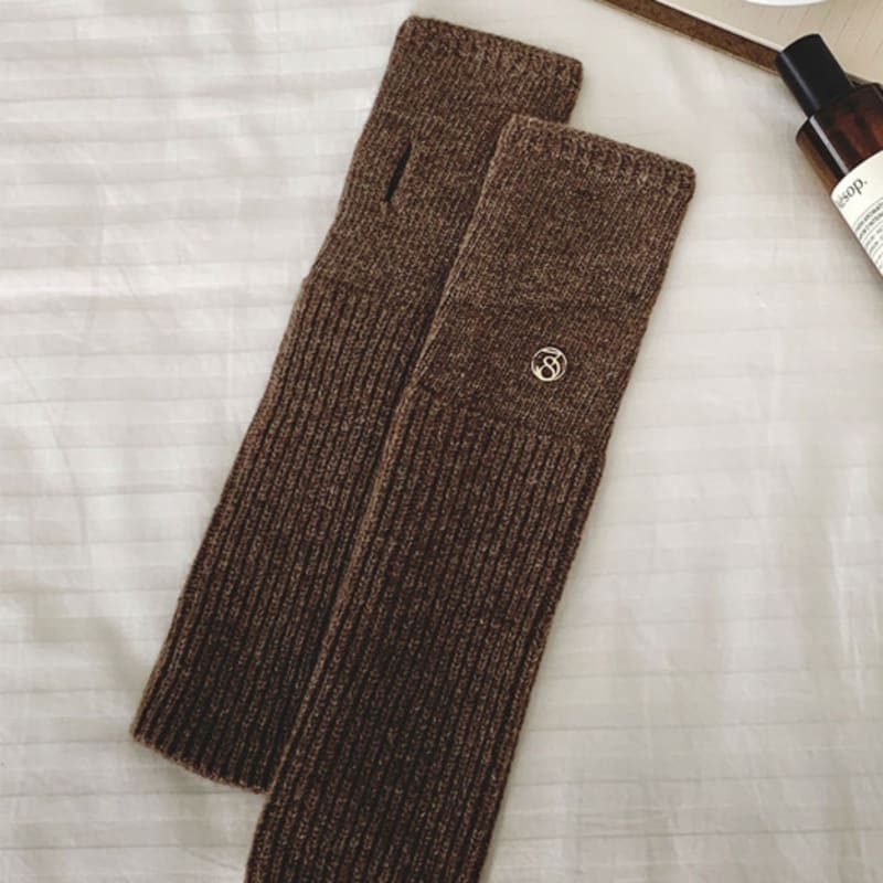 38comeoncommon Кашемировая грелка для рук (Темно коричневый)