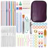 22-Piece Crochet Hook Set: Handmade DIY Sweater Knitting Kit