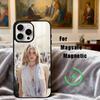 enchanting J-Jennifer Lawrence Actress Phone Case For iPhone17,16,15,14,13,12,11 Plus,For Magnetic Wireless Charge Cover