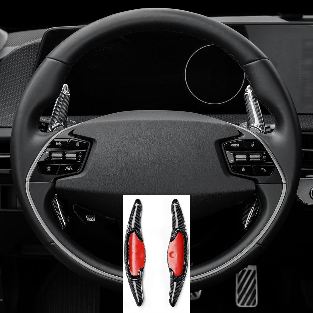 For KIA EV6 -2026 Left-hand Drive Car Interior Black Central Console Gear Shift Window Button Air Vent Cover Accessories