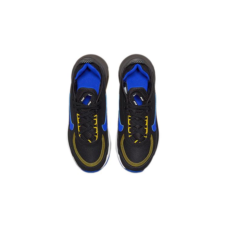Nike Кроссовки для бега Air Max 2090 Low Top Детские Черно-сине-желтые Подростковые DH9738-005