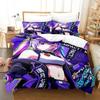 3D Принт Аниме Dohna Dohna Постельный Комплект Односпальный Двуспальный Полный Королевский Кинг-сайз Набор для Кровати Взрослый Детский Спальня Комплекты Пододеяльников Домашний Текстиль