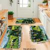 1Pcs Anti Fatigue Kitchen Rugs, Countryside Tractor Print Waterproof Non-Slip Thick Cushioned Kitchen Mat Heavy Duty Comfort Standing Mat for Kitchen