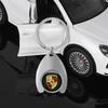 Брелок-эмблема автомобиля из цинкового сплава, брелок-подвеска для Porsche 911 718 Taycan Panamera Cayenne Macan Cayman Spyder Boxster, аксессуар