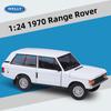 Welly 1/24 1970 Land Rover Range Rover Off-Road Vehicle Alloy Scale Car Model Diecast Metal Collection Children Toy Car Vehicles