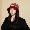 New Wool Hat Autumn and Winter Women's Casual Basin Hat Warm and Velvet Fashion Hat Versatile New Knitted Hat