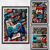 Pixel Gaming Game Boy Плакат Печать на холсте Gamer Life Gamer Love Home Room Decor Игровая комната Комната для мальчиков Эстетический настенный декор