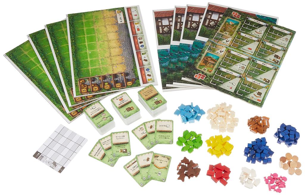 Hobby Japan Hallertau Japanese Version 12 Years Old and Board Game (1-4 Players, 50-140 Minutes, Older)