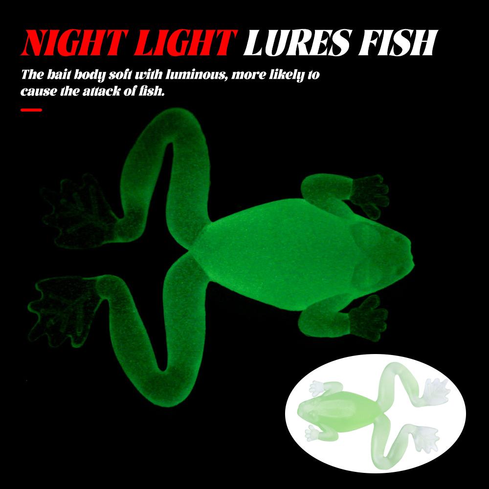 5 шт./пакет, воблер-лягушка, мягкие приманки, 3D глаза, искусственная силиконовая приманка-лягушка для сома, окуня, окуня, щуки, рыболовные снасти