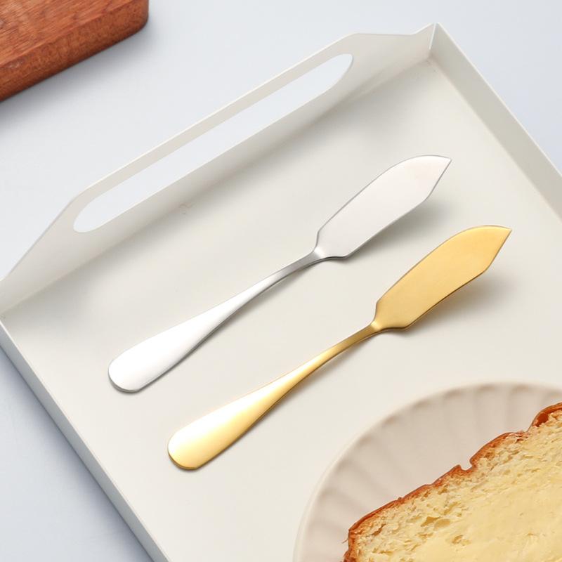 1-10PCS Stainless Steel Butter Knife Cheese and Jam Spreader for Dessert Tables and Charcuterie Boards A Kitchen Serving Utensil