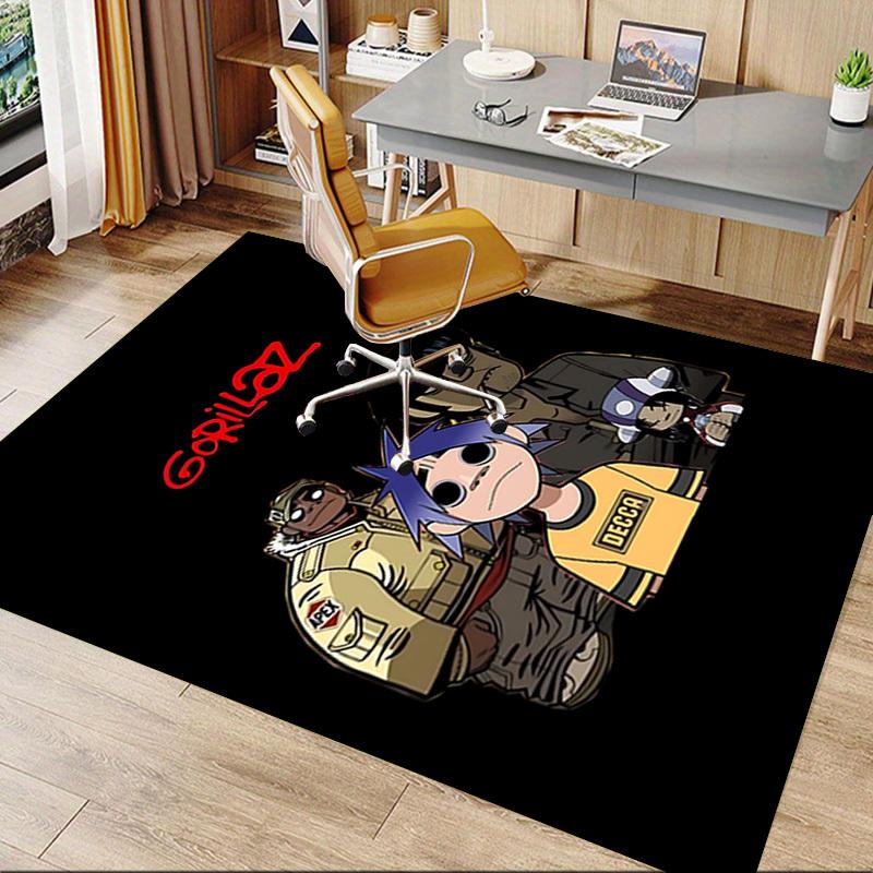 1 шт. ковер Gorillaz Decca, коврик для офиса, уличный коврик, декор для дома, ковер для зоны, фестиваль