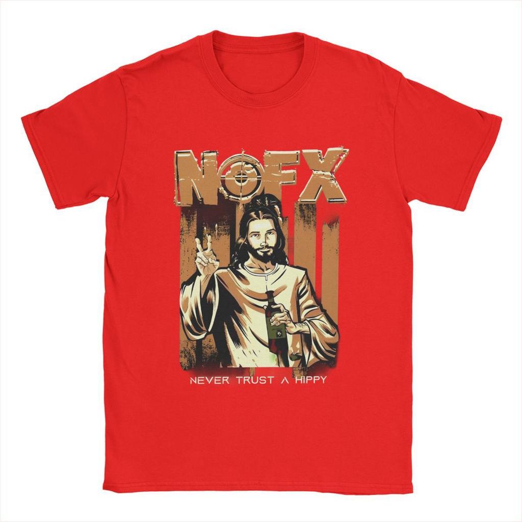 Nofx Hip Hop Drunk Unisex T Shirts Band Punk Rock Humorous Highend Luxury Unisex Style Both of Unisex and Women