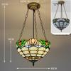 Витражный подвесной светильник Tiffany для гостиных, столовых, кафе и баров