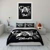 Blondie Band Black & White Style Bedding Duvet Cover Set Duvet Cover Pillowcases  (1*Duvet Cover 2*Pillowcases, without duvet insert)
