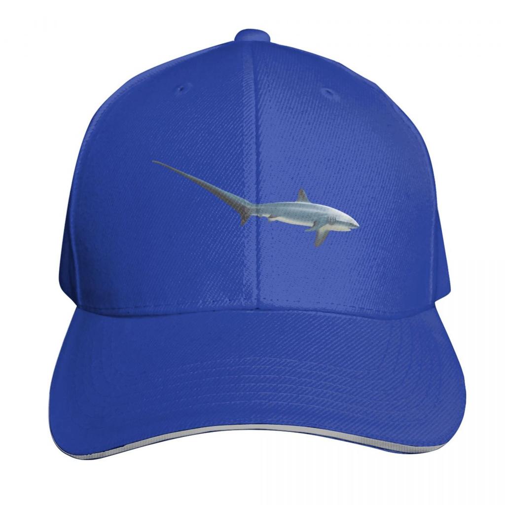 Thresher Shark Baseball Cap Streetwear Hip Hop Trendy Vintage Retro Embroidered Lightweight Packable