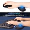 Wrist Rest Mouse Pad Keyboard Wrist Support Set Memory Foam Ergonomic Nonslip Office Gaming Mouse