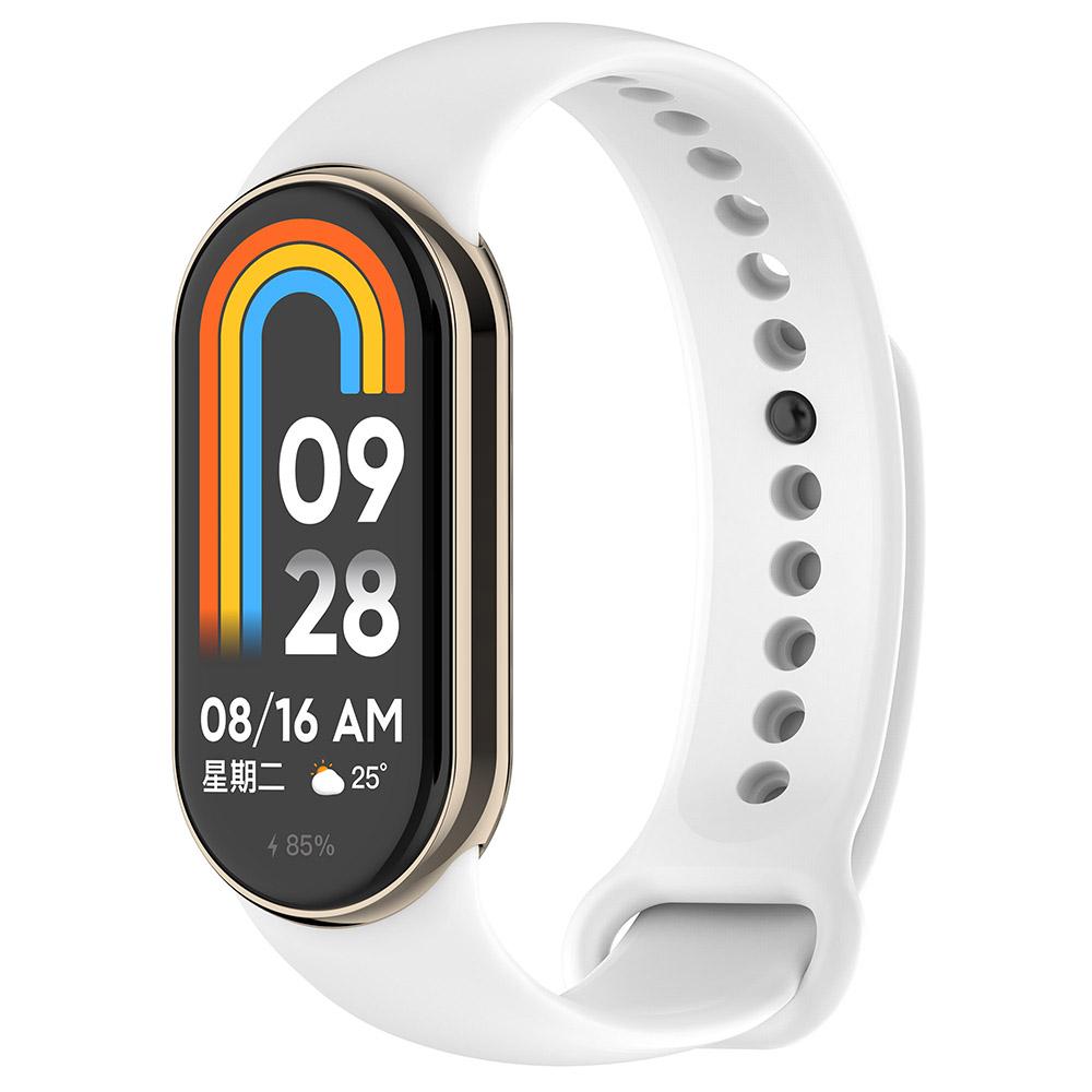 Силиконовый ремешок для Xiaomi Mi Band 9/8 NFC - Прочный, гибкий и удобный